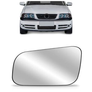 Lente Espelho Retrovisor Gol G3 1999 2000 01 02 2003 Prata Lado Esquerdo