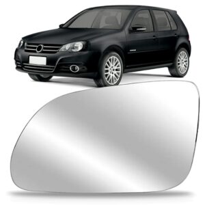 Lente Retrovisor Golf 2007 2008 2009 2010 2011 2012 Lado Esquerdo