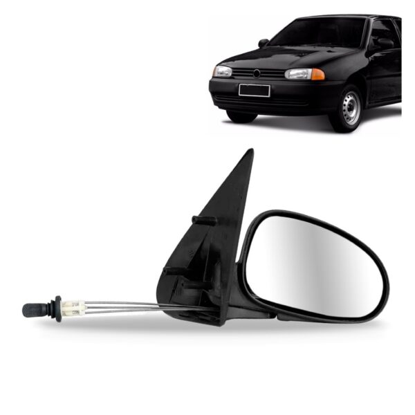 Retrovisor Gol 2 Portas 1995 1996 1997 98 1999 Com Controle Lado Direito