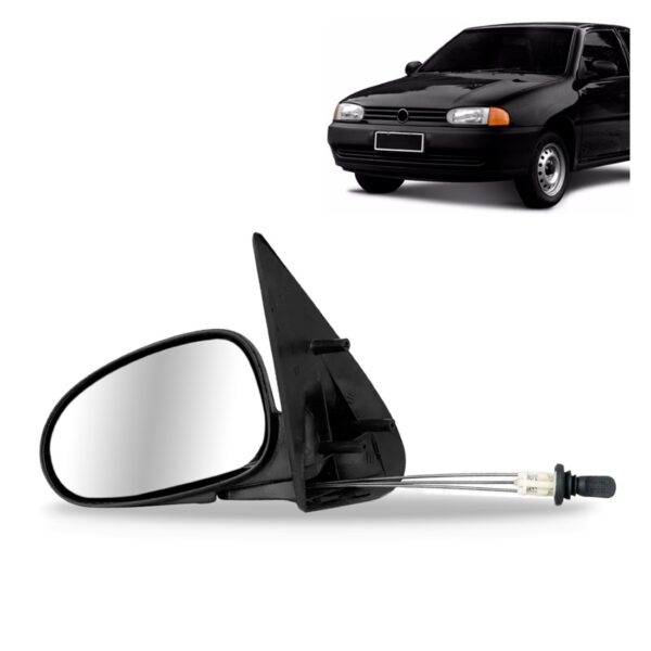 Retrovisor Gol 2 Portas 1995 1996 1997 98 1999 Com Controle Lado Esquerdo