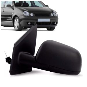 Retrovisor Polo 2003 2004 05 2006 2007 2008 2009 C/ Controle Lado Esquerdo