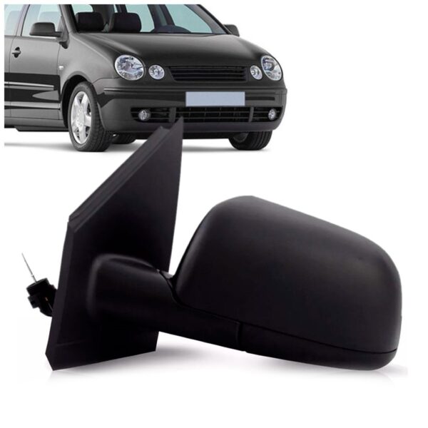 Retrovisor Polo 2003 2004 05 2006 2007 2008 2009 C/ Controle Lado Esquerdo