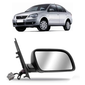 Retrovisor Polo 2003 2004 2005 2006 2007 2008 2009 Elétrico Lado Direito