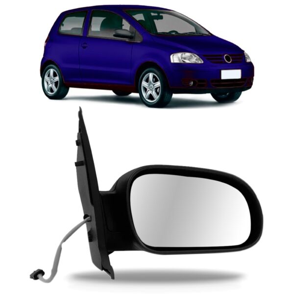Retrovisor Fox 2 E 4 Portas 2003 04 05 06 07 A 2010 Elétrico Lado Direito