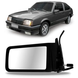 Retrovisor Monza 2 E 4 Portas 1985 86 87 A 1990 Com Controle Lado Esquerdo