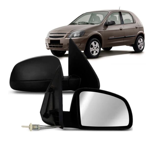 Retrovisor Celta Prisma 2007 08 09/2013 Com Controle Oferta Lado Direito