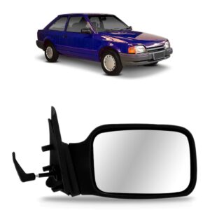 Retrovisor Escort 1987 1988 1989 1990 1991 1992 Com Controle Lado Direito
