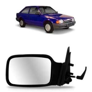 Retrovisor Escort 1987 1988 1989 1990 1991 1992 Com Controle Lado Esquerdo
