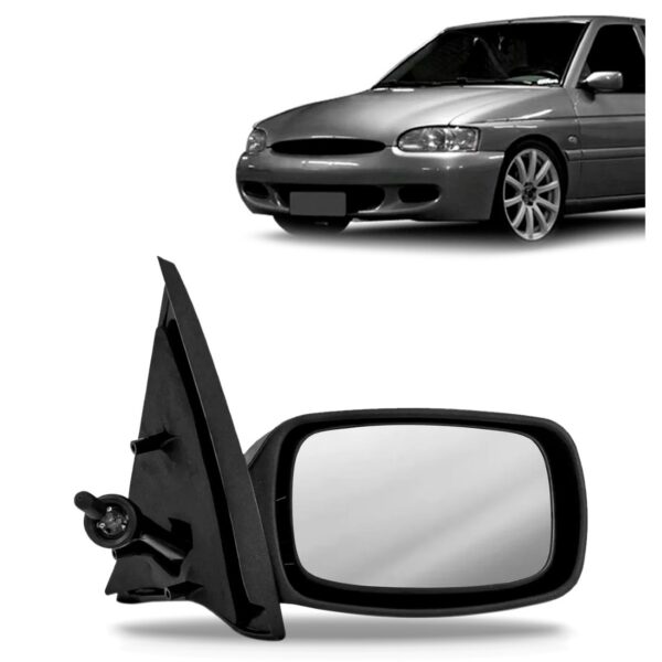 Retrovisor Escort 2/4 Portas 1997 98 99 A 2002 Com Controle Lado Direito