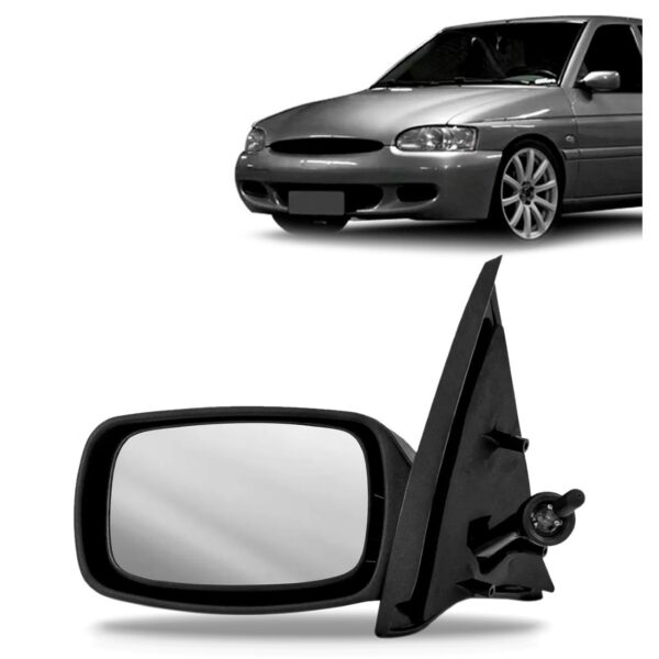 Retrovisor Escort 2/4 Portas 1997 98 99 A 2002 Com Controle Lado Esquerdo