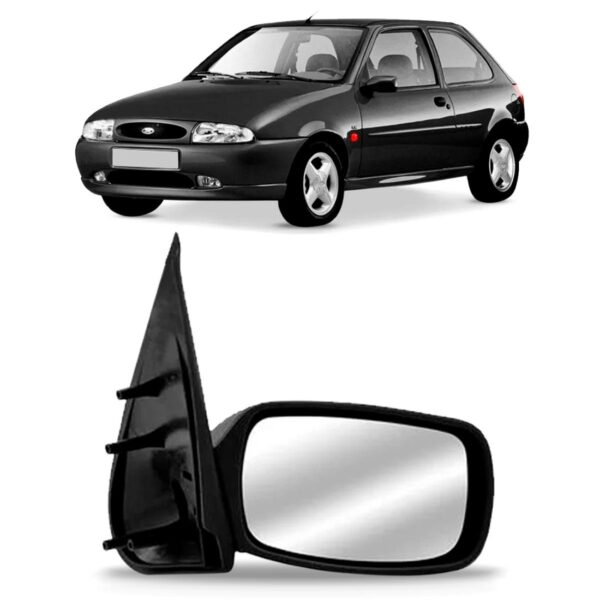 MIGRADO -  RETROVISOR FIESTA 2/4PTS 1996 A 2002 FIXO LD