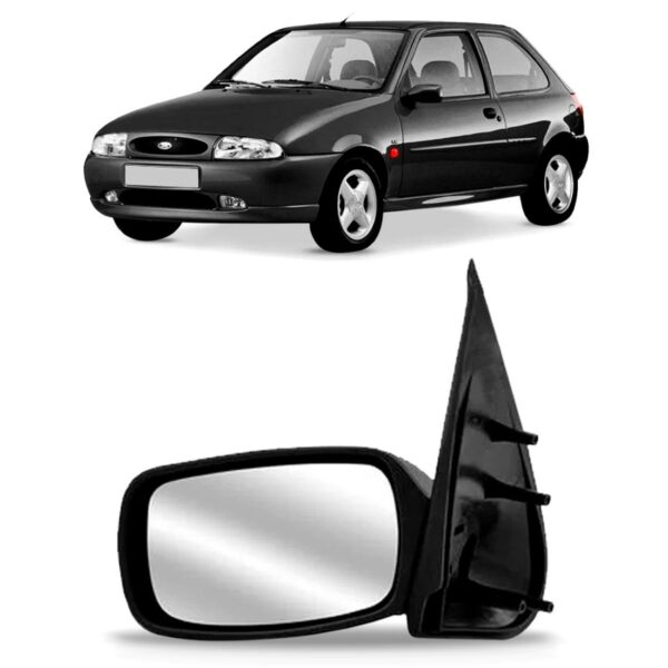 MIGRADO -  RETROVISOR FIESTA 2/4PTS 1996 A 2002 FIXO LE