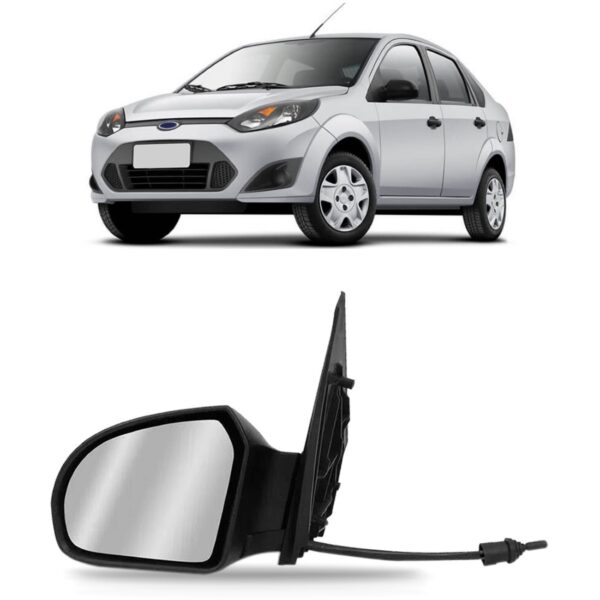Retrovisor Fiesta 03 04 05 06 07 08/2012 Com Controle Oferta Lado Esquerdo