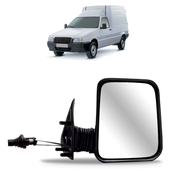 Retrovisor Fiorino 1997 1998 99 00 01 02 A 2010 Com Controle Lado Direito