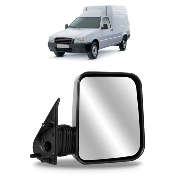 Retrovisor Fiorino 1997 98 99 00 01 02 03 04 05 A 2010 Fixo Lado Direito