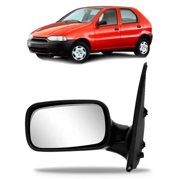 Retrovisor Palio 4 Portas 1996 97 98 99 2000 Sem Controle Lado Esquerdo