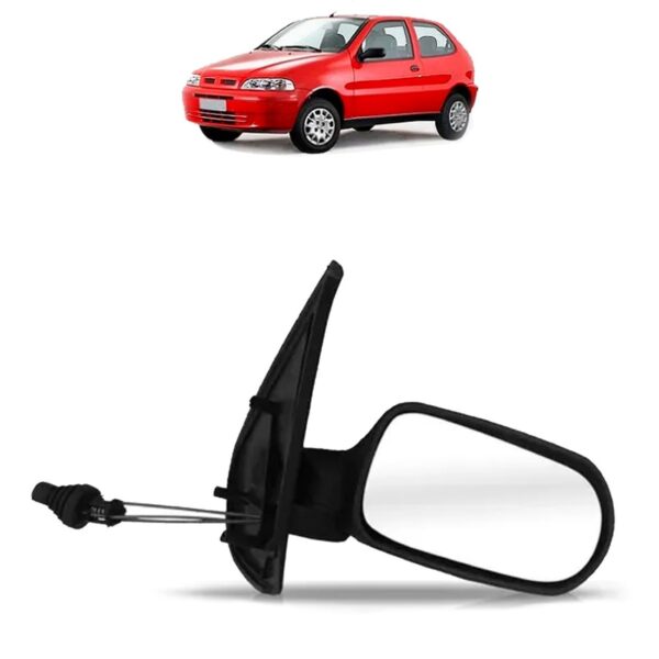 Retrovisor Palio Fire 4 Portas 2001 2002 2003 Com Controle Lado Direito