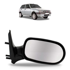 Retrovisor Uno Fire Flex 4 Portas 2004 A 2013 Sem Controle Lado Direito