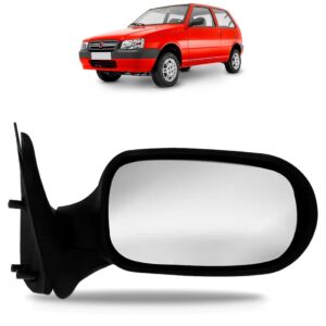 Retrovisor Uno Fire Flex 2 Portas 2004 A 2013 Sem Controle Lado Direito