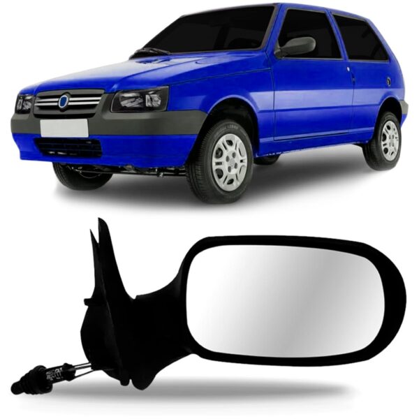 Retrovisor Uno Economy 2pts 2010 A 2011 C/controle Lado Direito