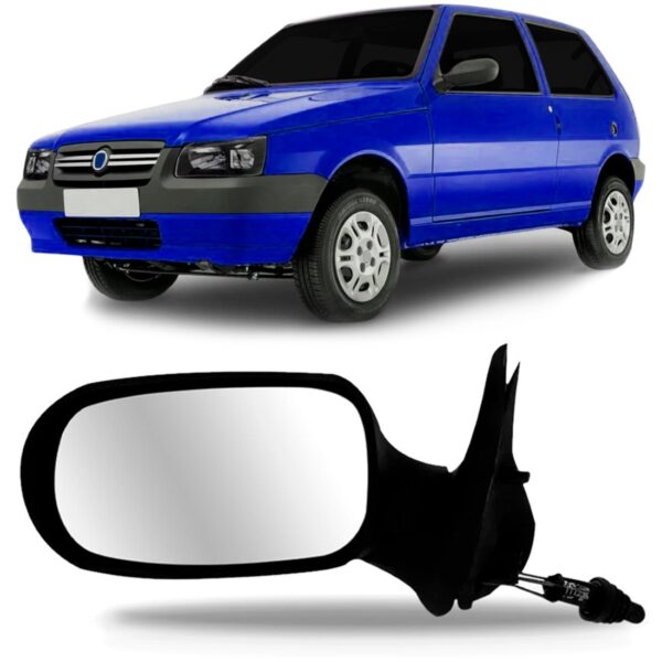 Retrovisor Uno Economy 2pts 2010 A 2011 C/controle Lado Esquerdo