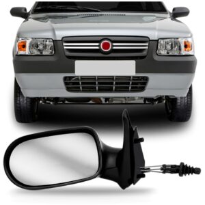 Retrovisor Uno Economy 4pts 2010 A 2011 C/controle Oferta Lado Esquerdo