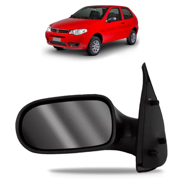 Retrovisor Palio 2 Portas 2004 A 2011 Sem Controle Lado Esquerdo