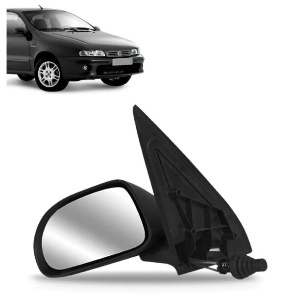 Retrovisor Marea Brava 1998 99 00 01 02 A 2007 Com Controle Lado Esquerdo