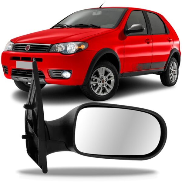 Retrovisor Palio 4 Portas 2008 2009 2010 2011 Sem Controle Lado Direito