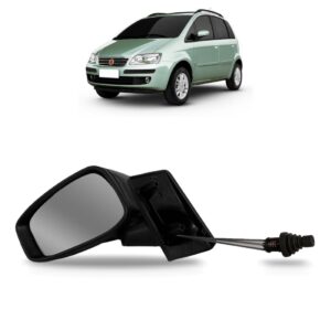 Retrovisor Para Idea 2005 2006 2007 2008 09 10 Com Controle Lado Esquerdo