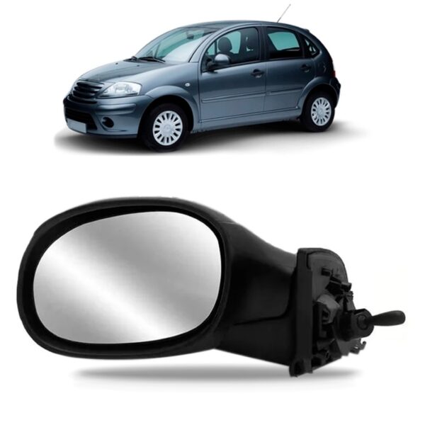Retrovisor C3 03 04 2005 2006 2007 2008 Com Controle Oferta Lado Esquerdo