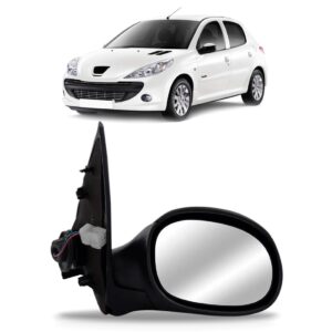 Retrovisor Peugeot 206 1998 99 00 01 02 03 A 2009 Elétrico Lado Direito