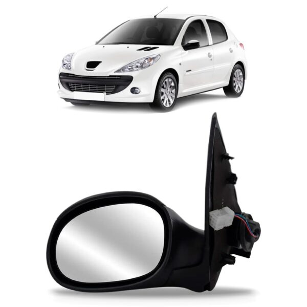 Retrovisor Peugeot 206 1998 99 00 01 02 03 A 2009 Elétrico Lado Esquerdo
