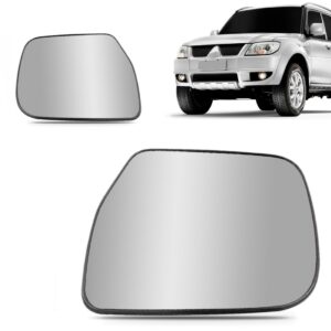 Lente Retrovisor L200 Pajero Sport Tr4 2009 2010 Lado Esquerdo