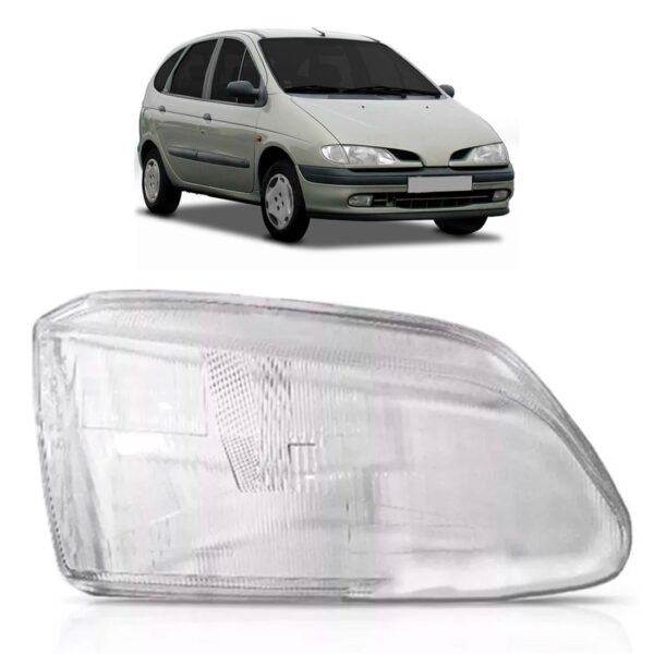 Lente Farol Principal Renault Megane Scenic 1996 A 1999 Lado Direito