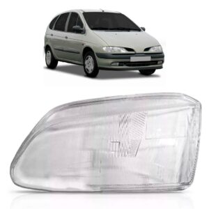 Lente Farol Principal Renault Megane Scenic 1996 A 1999 Lado Esquerdo