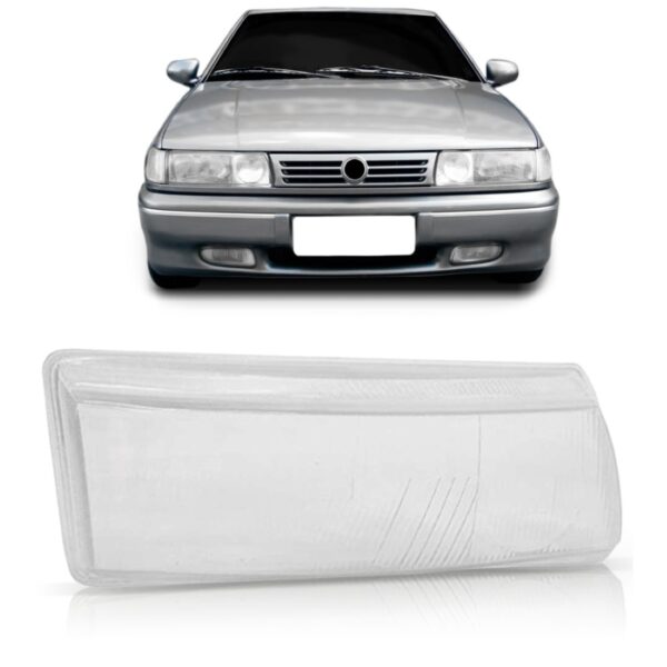 Lente Vidro Farol Pointer Logus 93 94 95 96 97 Com Milha- Lado Direito