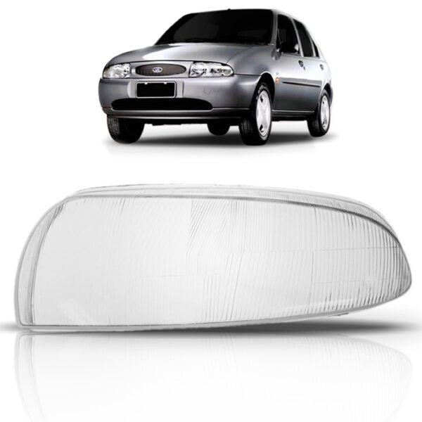 Lente Farolete Principal Ford Fiesta 1996 1997 1998 Lado Esquerdo