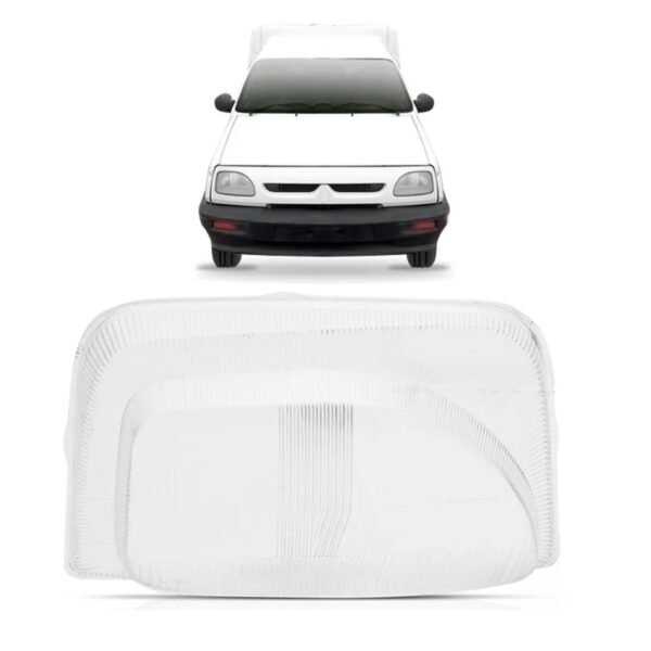 Lente Farol Renault Express 1995 96 97 98 99 2000- Lado Direito