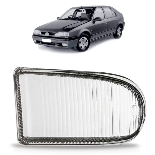 Lente Farol Milha Auxiliar Renault 19 1996 1997 1998 1999 Lado Esquerdo