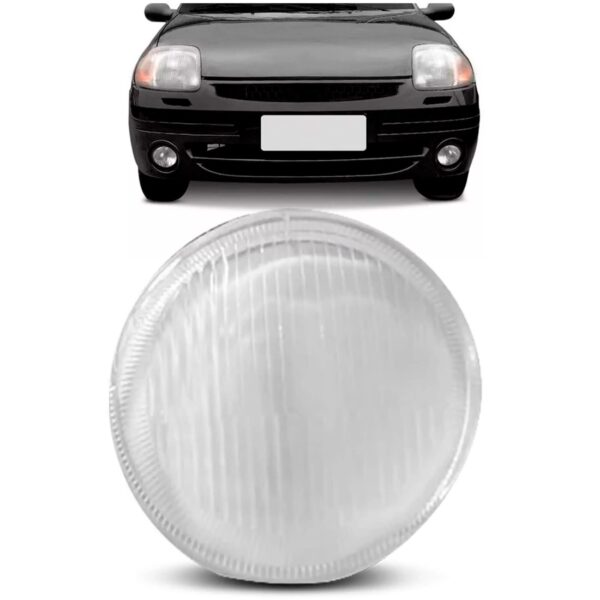 Lente Farol Milha Auxiliar Clio 1996 1997 1998 1999 Raiado Lado Esquerdo