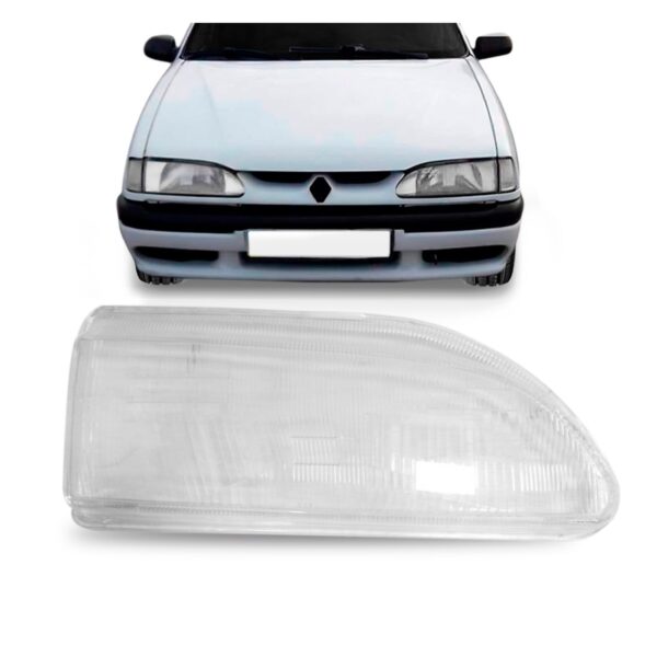 Lente Farol Renault 19 1991 92 93 94 A 1997 Marca (vic) Lado Direito