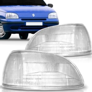 Lente Farol Renault Clio 1994 1995 1996 1997 1998 Lado Direito