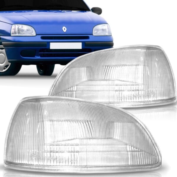 Lente Farol Renault Clio 1994 1995 1996 1997 1998 Lado Direito