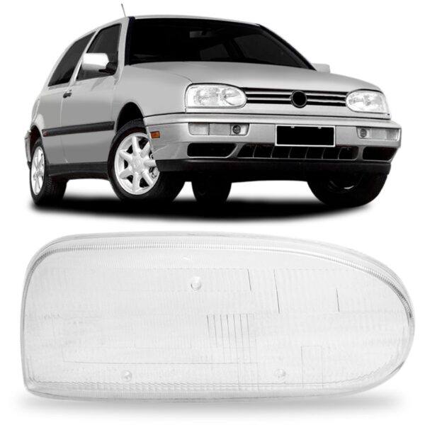 Lente Farol Golf Glx Gti 1994 1995 1996 1997 Foco Duplo Lado Direito