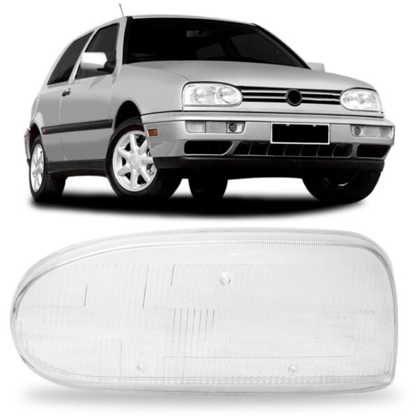Lente Farol Golf Glx Gti 1994 1995 1996 1997 Foco Duplo Lado Esquerdo