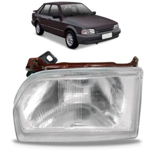 Farol Escort 87 1988 1989 1990 1991 1992 1993 1994 1ª Linha - Esquerdo/motorista