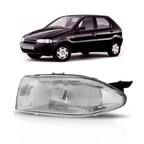 Farol Fiat Palio 1996 97 1998 1ª Linha - Direito/passageiro