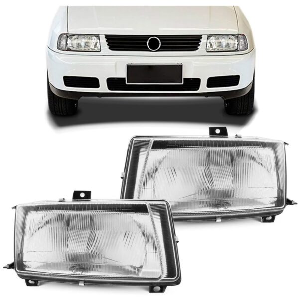 Farol Para Volkswagen Polo 1997 1998 1999 2000 1ª Linha Esquerdo/motorista