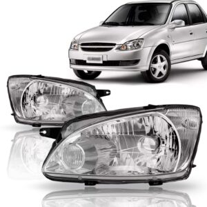 Farol Chevrolet Corsa Classic 10 11 2012 2013 2014 1ª Linha - Esquerdo/motorista